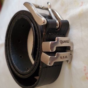 Guess genuine leather belt size 32 in
